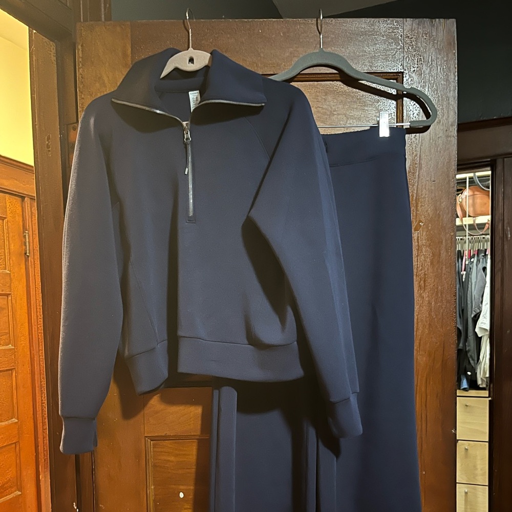 SPANX Navy Wide Leg Pants & Jumpsuit Set